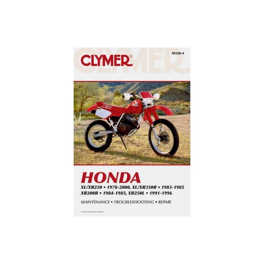 Produktbild för Honda XL/XR250 (1978-2000) & XL/XR350R (1983-1985) Motorcycle Service Repair Manual (häftad, eng)