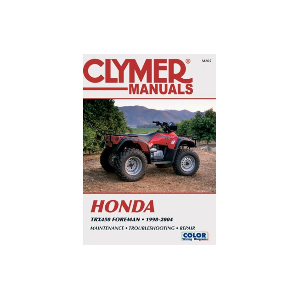 Produktbild för Honda TRX450 Foreman Series ATV (1998-2004) Service Repair Manual (häftad, eng)
