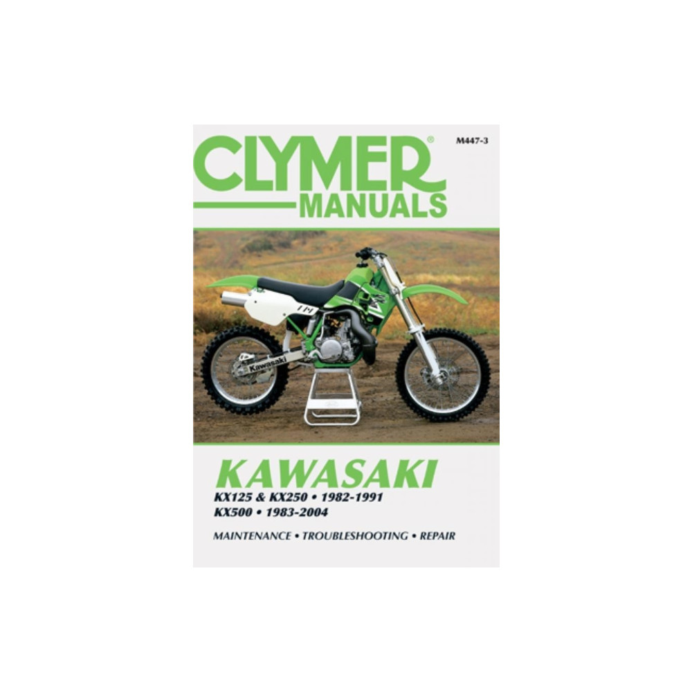 Produktbild för Kawasaki KX125/250 (1982-1991) & KX500 (1983-2004) Motorcycle Service Repair Manual (häftad, eng)