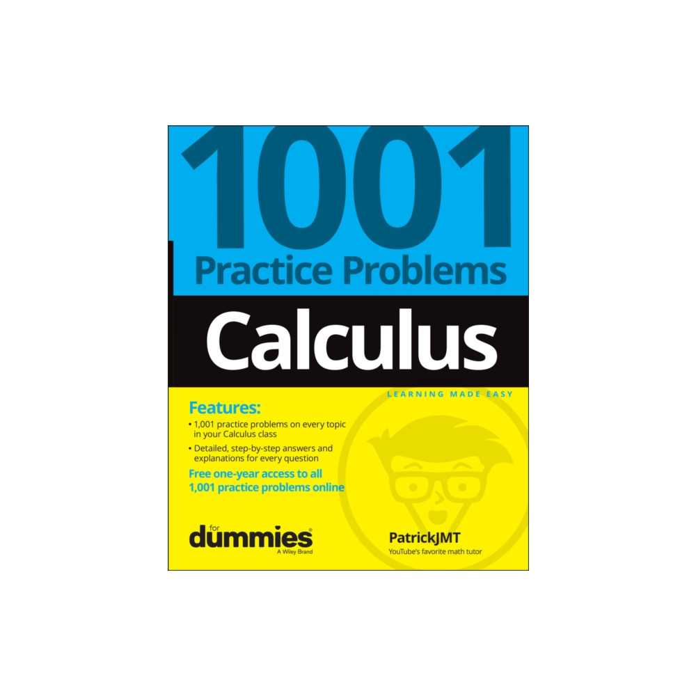 Produktbild för Calculus: 1001 Practice Problems For Dummies (+ Free Online Practice) (häftad, eng)
