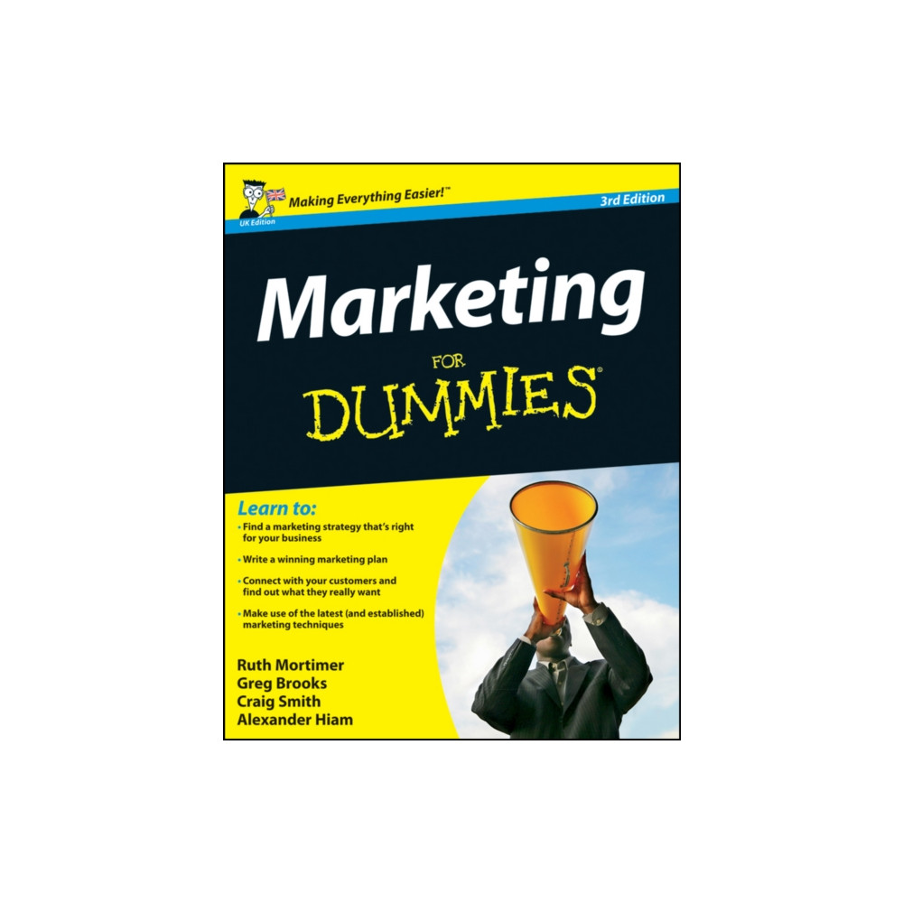 Produktbild för Marketing For Dummies, UK Edition (häftad, eng)