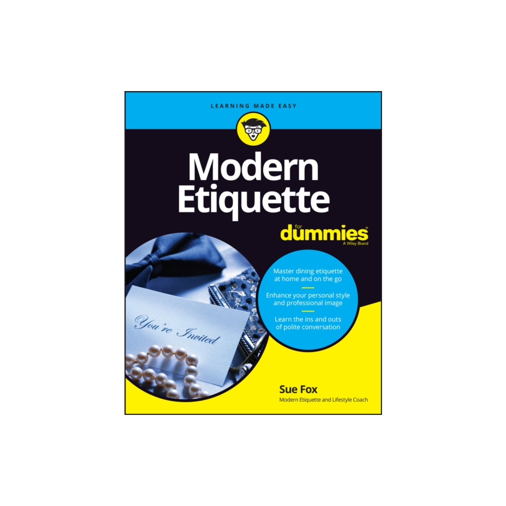 Produktbild för Modern Etiquette For Dummies (häftad, eng)