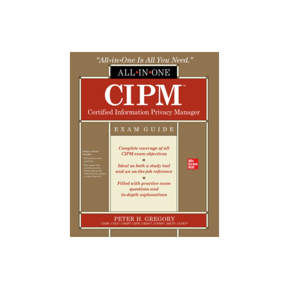 Produktbild för CIPM Certified Information Privacy Manager All-in-One Exam Guide (häftad, eng)