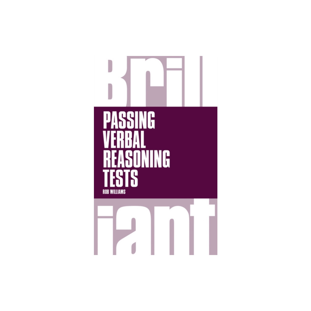Produktbild för Brilliant Passing Verbal Reasoning Tests (häftad, eng)