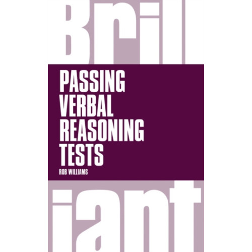 Pearson Education Limited Brilliant Passing Verbal Reasoning Tests (häftad, eng)