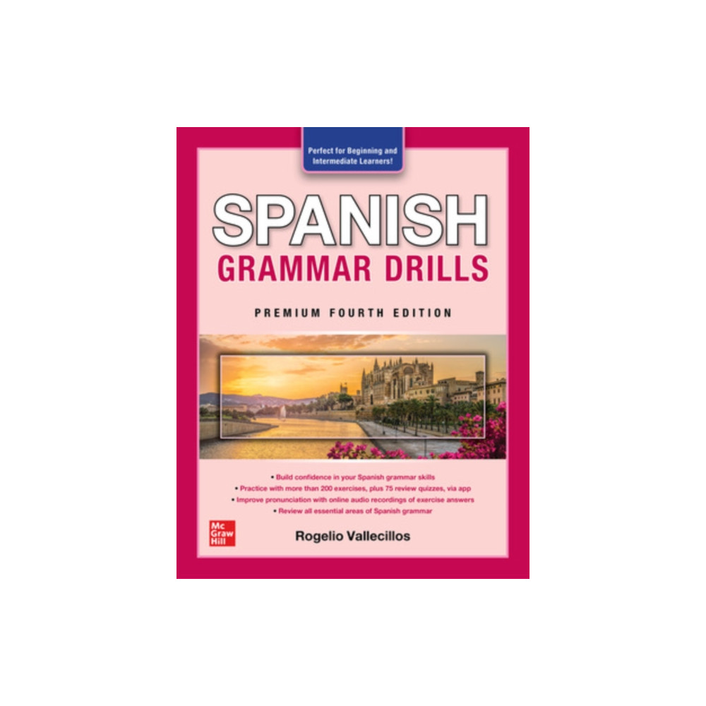 Produktbild för Spanish Grammar Drills, Premium Fourth Edition (häftad, eng)