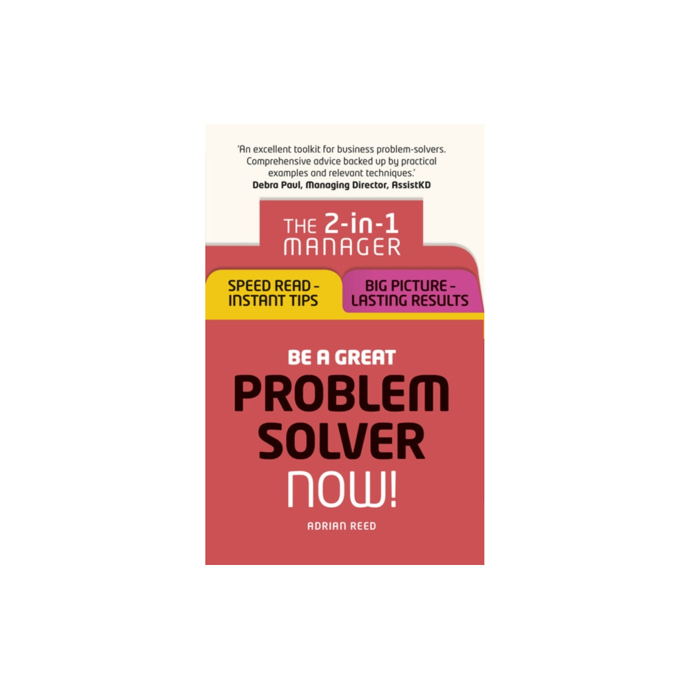 Produktbild för Be a Great Problem Solver – Now! (häftad, eng)