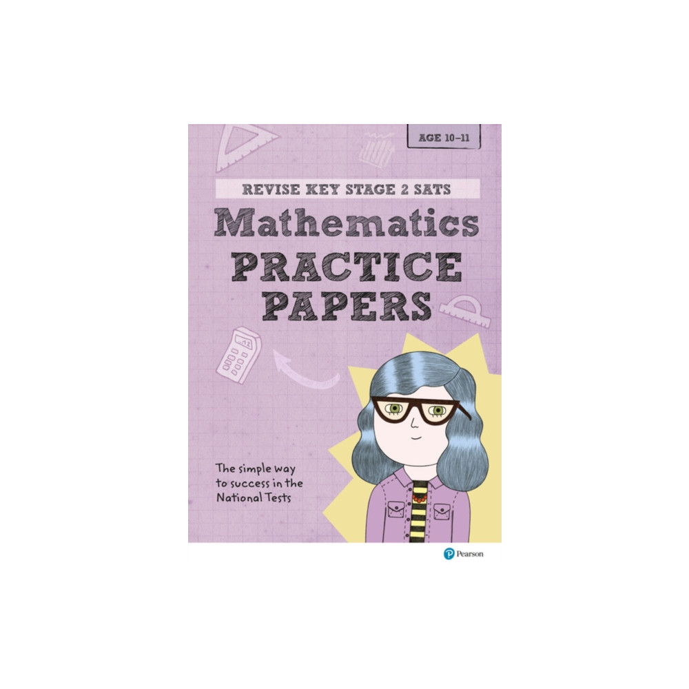 Produktbild för Pearson REVISE Key Stage 2 SATs Maths Revision Practice Papers - for 2026, 2027 exams (häftad, eng)