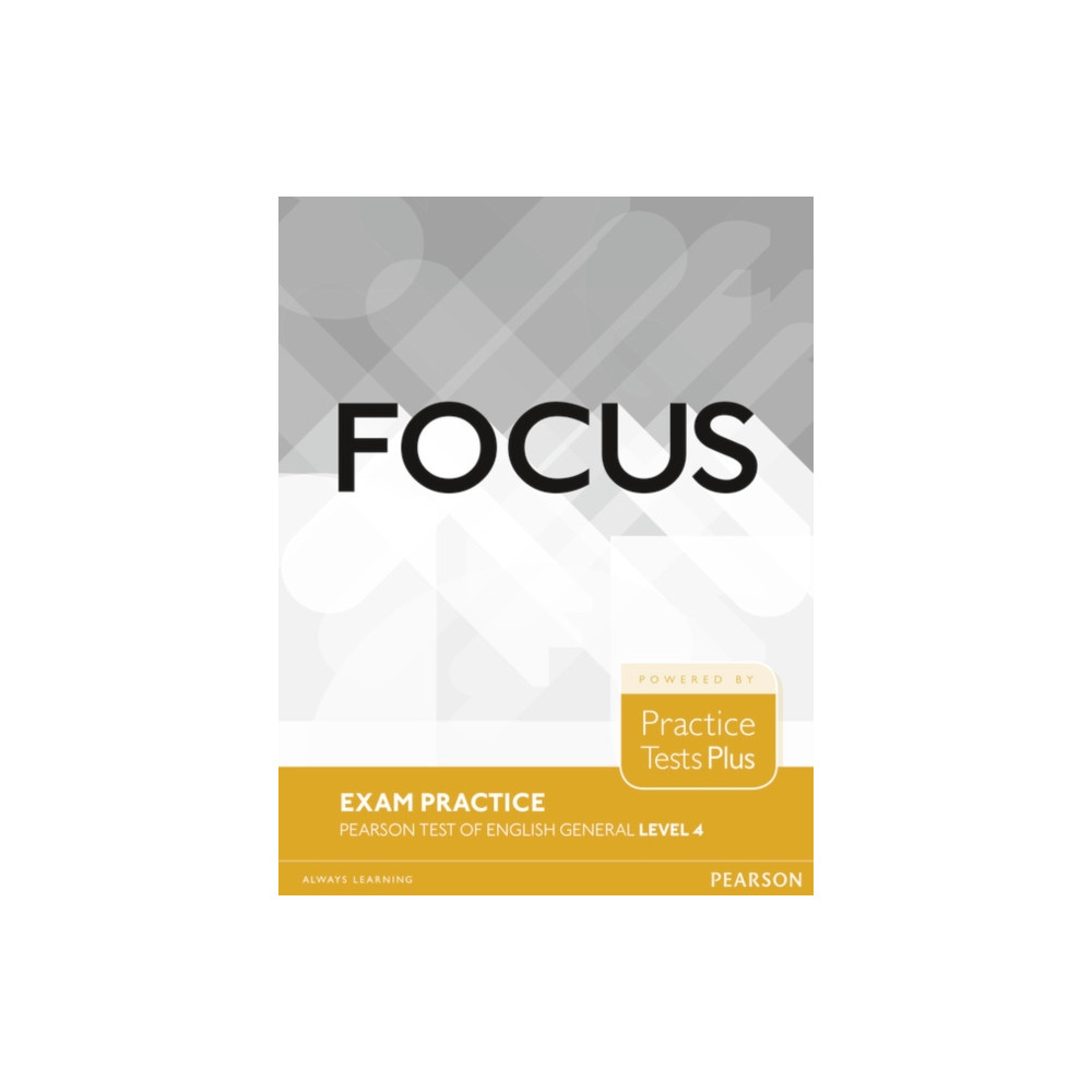 Produktbild för Focus Exam Practice: Pearson Tests of English General Level 4(C1) (häftad, eng)