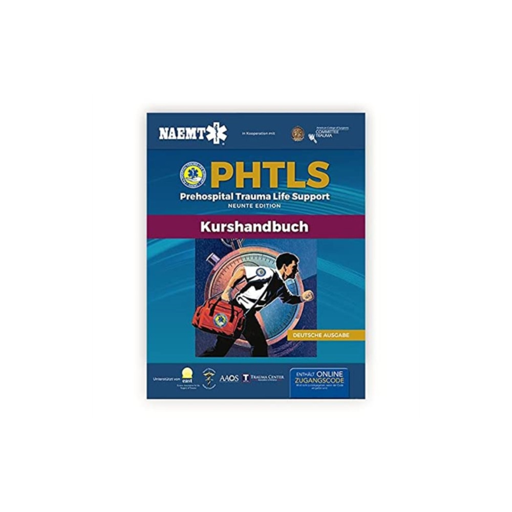 Produktbild för German PHTLS & Course Manual: PHTLS: Prehospital Trauma Life Support (Praklinisches Trauma-Lebenserhaltung) & PHTLS-Kurshandbuch (häftad, eng)