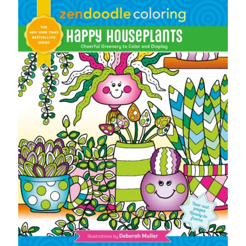 St. Martin's Publishing Group Zendoodle Coloring: Happy Houseplants (häftad, eng)