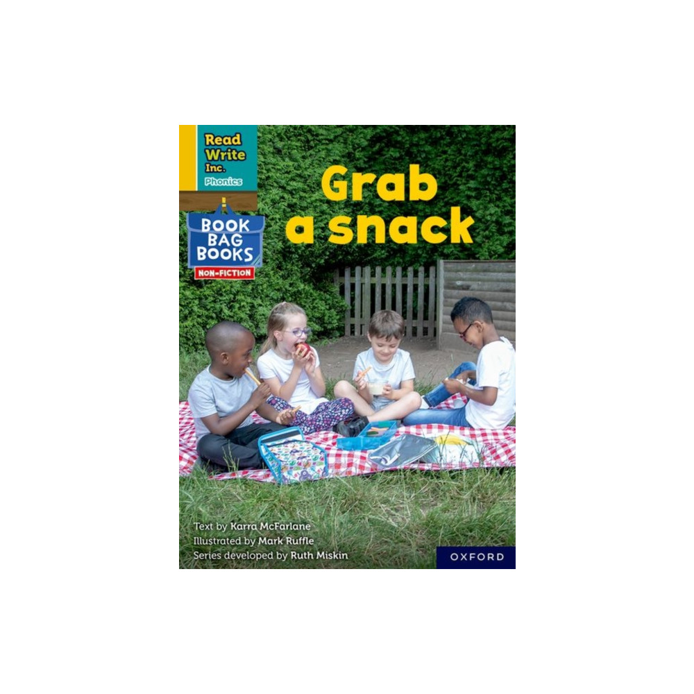 Produktbild för Read Write Inc. Phonics: Grab a snack (Yellow Set 5 NF Book Bag Book 4) (häftad, eng)