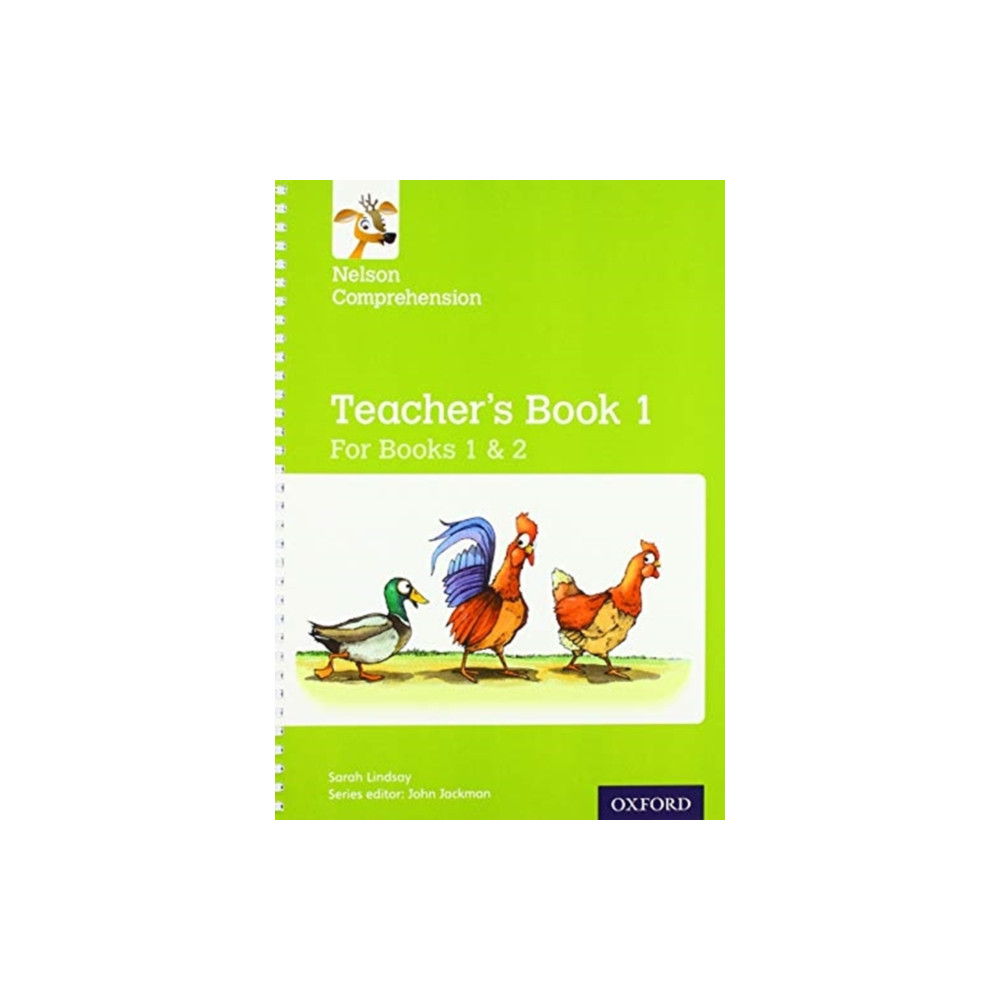 Produktbild för Nelson Comprehension: Years 1 & 2/Primary 2 & 3: Teacher's Book for Books 1 & 2 (häftad, eng)