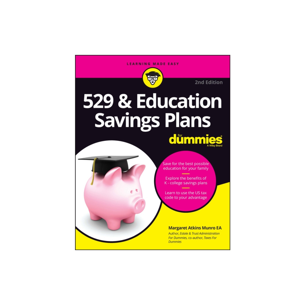 Produktbild för 529 & Education Savings Plans For Dummies (häftad, eng)