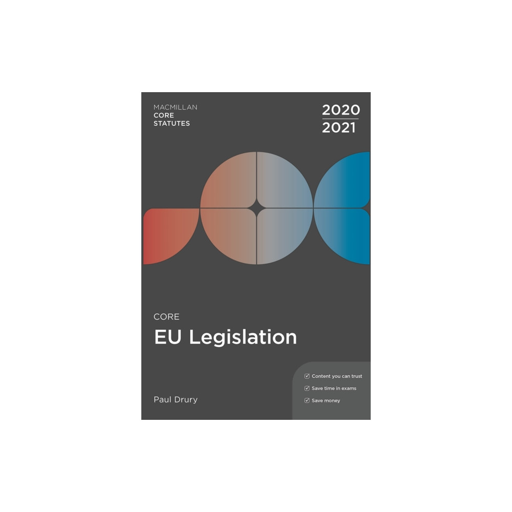 Produktbild för Core EU Legislation 2020-21 (häftad, eng)
