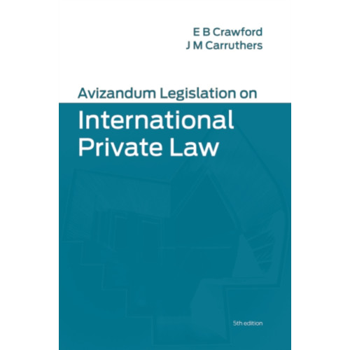 Edinburgh university press Avizandum Legislation on International Private Law (häftad, eng)