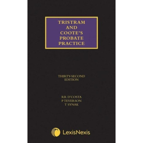 LexisNexis UK Tristram and Coote's Probate Practice (inbunden, eng)