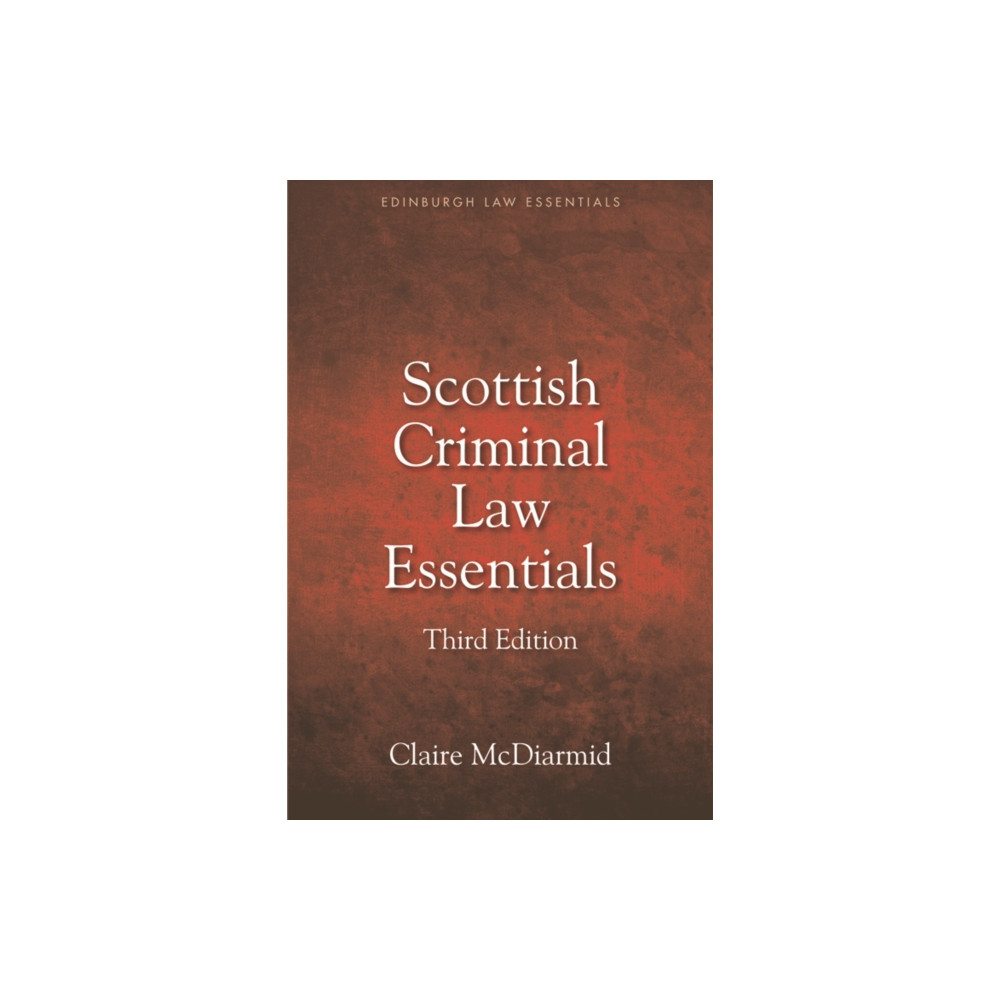 Produktbild för Scottish Criminal Law Essentials (häftad, eng)