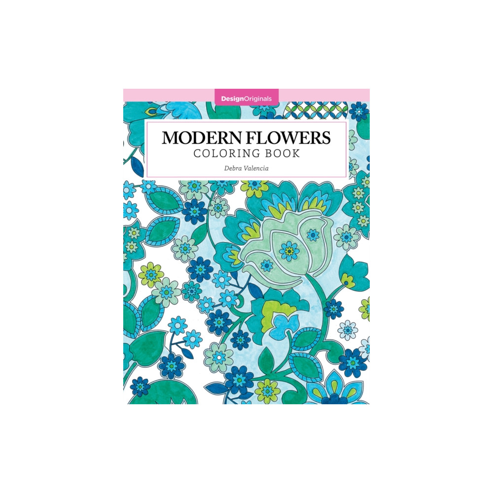 Produktbild för Modern Flowers Coloring Book (häftad, eng)