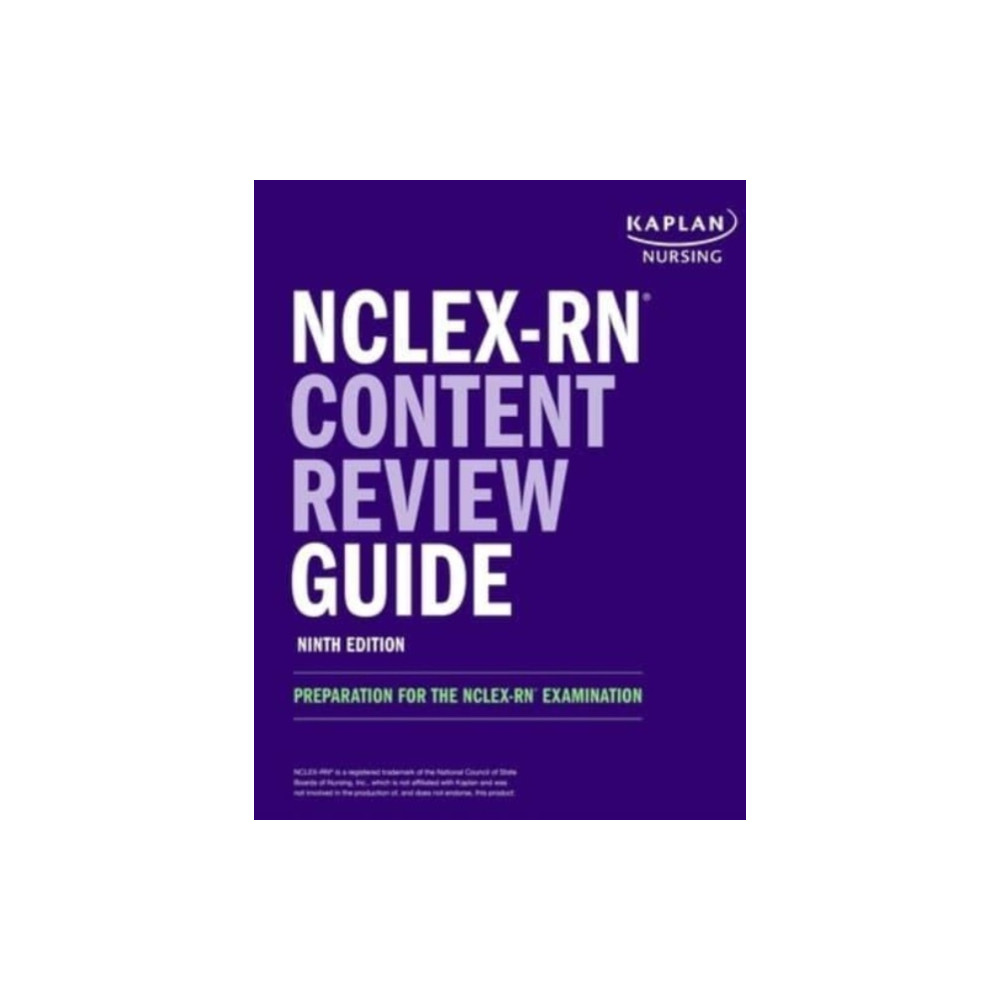 Produktbild för NCLEX-RN Content Review Guide (häftad, eng)