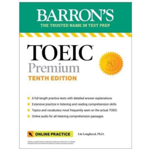 Kaplan Publishing TOEIC Premium: 6 Practice Tests + Online Audio, Tenth Edition (häftad, eng)