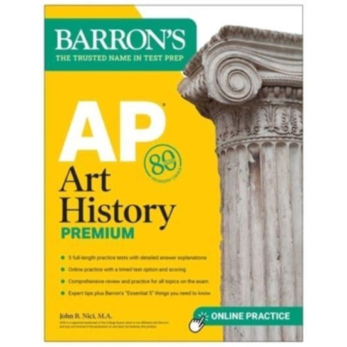 Kaplan Publishing AP Art History Premium, Sixth Edition: Prep Book with 5 Practice Tests + Comprehensive Review + Online Practice (häftad, eng)