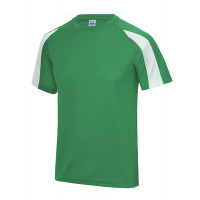 Just Cool Contrast Cool T Kelly Green/Artic White