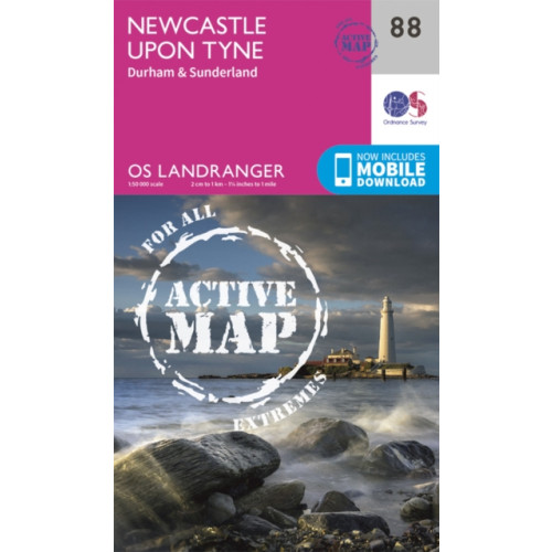 Ordnance Survey Newcastle Upon Tyne, Durham & Sunderland