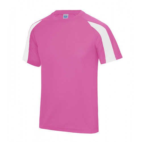 Just Cool Contrast Cool T Electric Pink/Artic White
