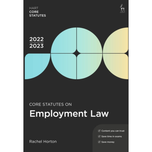 Bloomsbury Publishing PLC Core Statutes on Employment Law 2022-23 (häftad, eng)