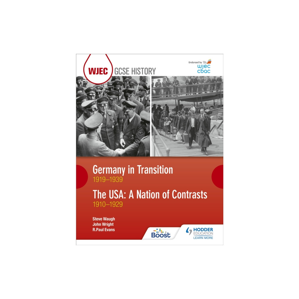 Produktbild för WJEC GCSE History: Germany in Transition, 1919–1939 and the USA: A Nation of Contrasts, 1910–1929 (häftad, eng)