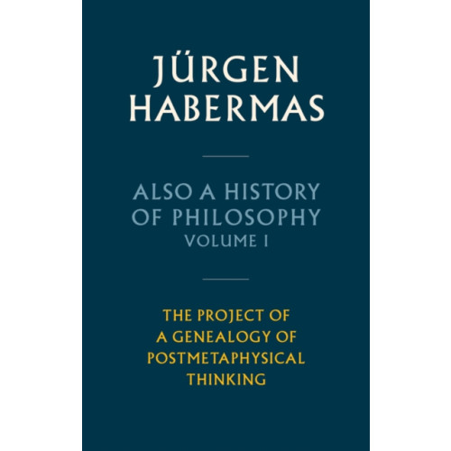 Polity Press Also a History of Philosophy, Volume 1 (inbunden, eng)