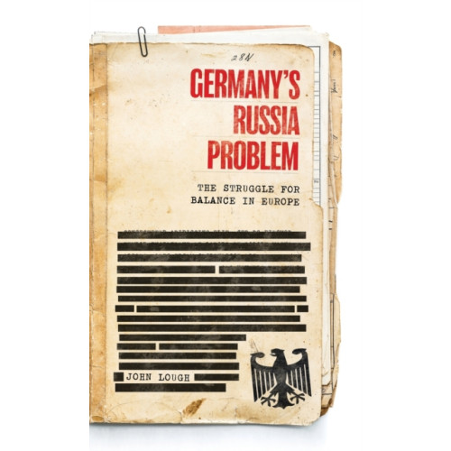 Manchester university press Germany's Russia Problem (inbunden, eng)