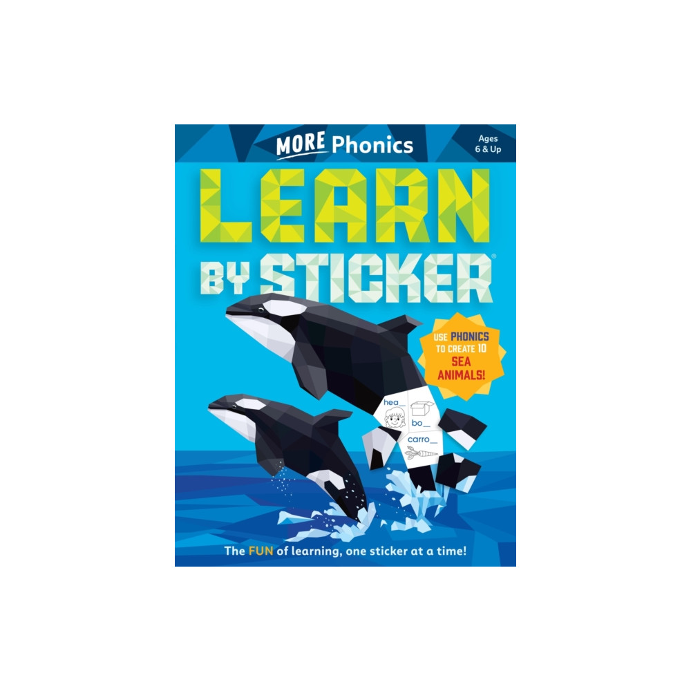 Produktbild för Learn by Sticker: More Phonics (häftad, eng)