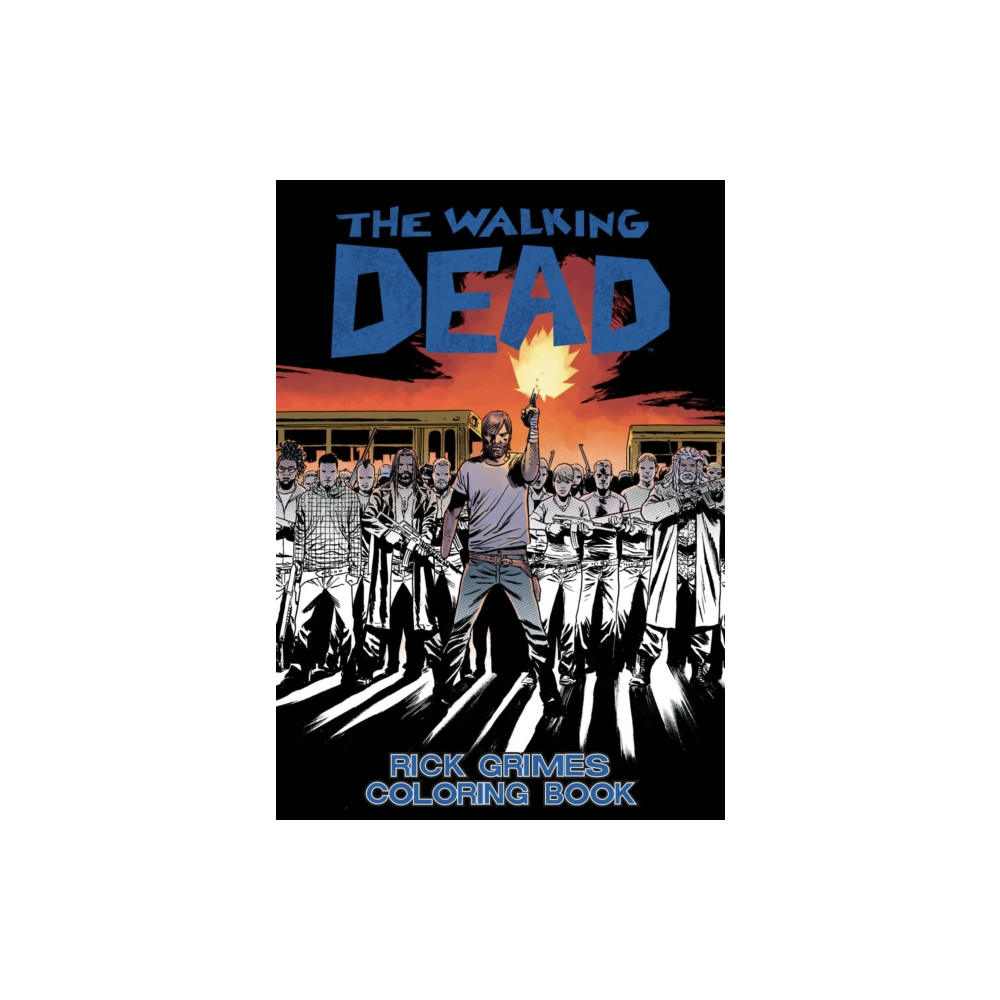 Produktbild för The Walking Dead: Rick Grimes Adult Coloring Book (häftad, eng)