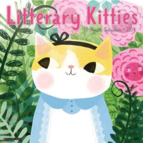 Willow Creek Press Litterary Kitties 2024 12 X 12 Wall Calendar