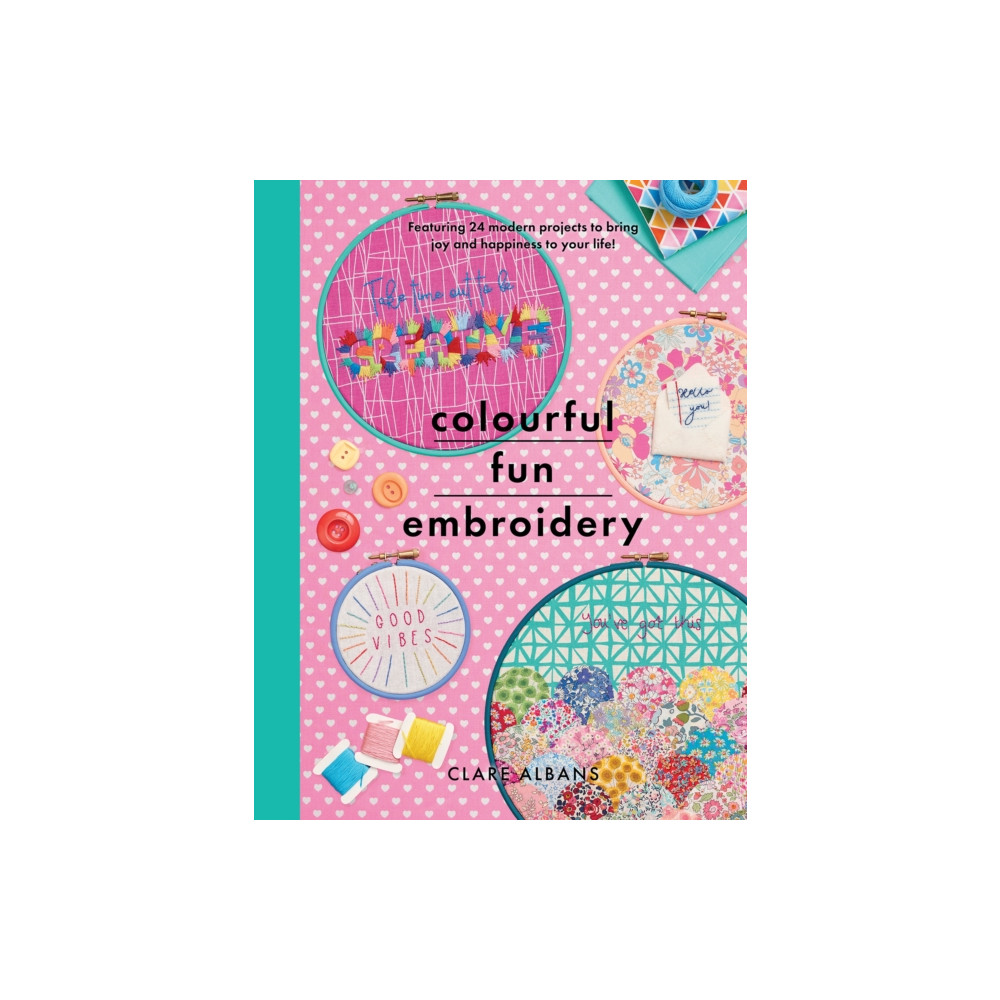 Produktbild för Colourful Fun Embroidery (häftad, eng)