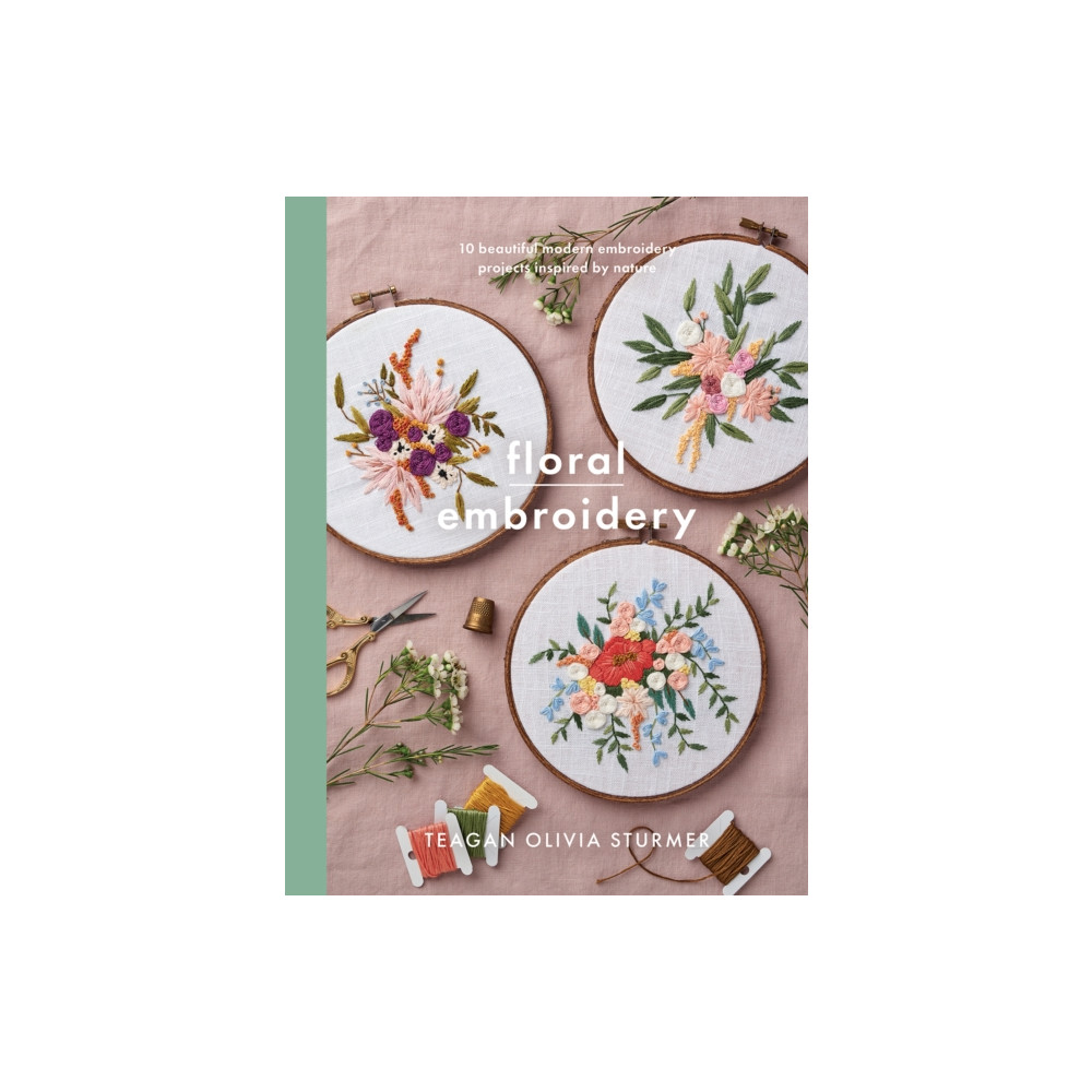 Produktbild för Floral Embroidery (häftad, eng)