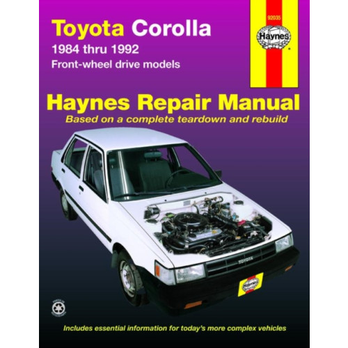 Haynes Manuals Inc Toyota Corolla FWD (1984-1992) Haynes Repair Manual (USA) (häftad, eng)