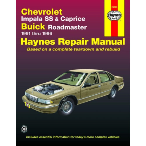 Haynes Manuals Inc Chevrolet Impala SS & Caprice & Buick Roadmaster (91 - 96) (häftad, eng)