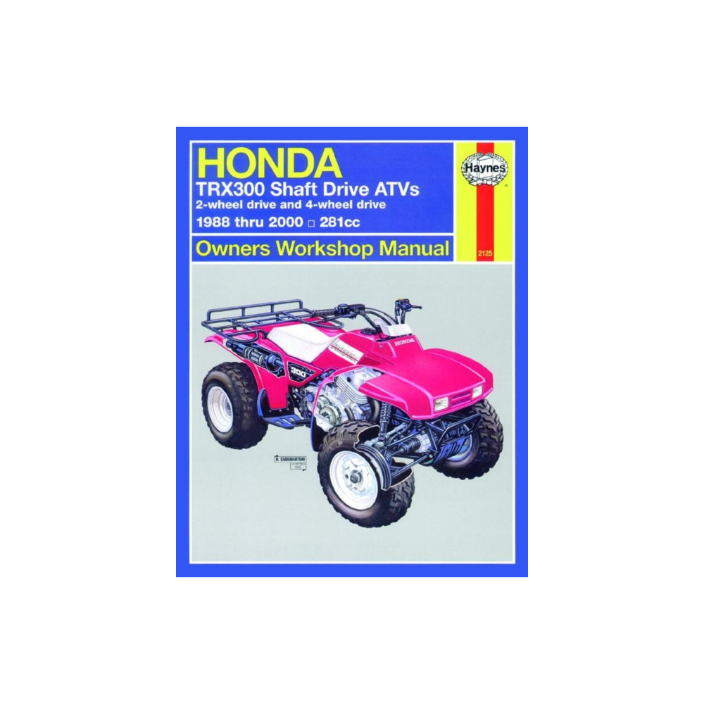 Produktbild för Honda TRX300 Shaft Drive ATVs (88 - 00) Haynes Repair Manual (häftad, eng)