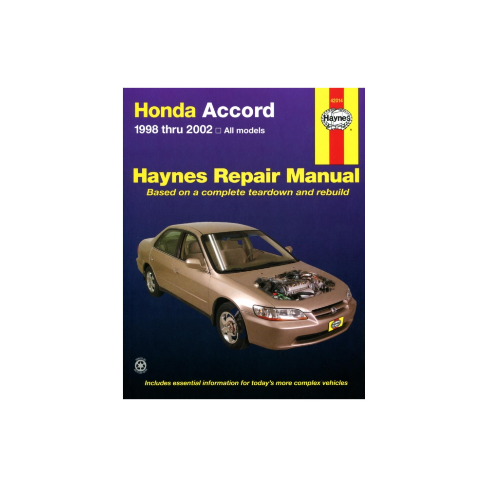 Produktbild för Honda Accord (1998-2002) Haynes Repair Manual (USA) (häftad, eng)