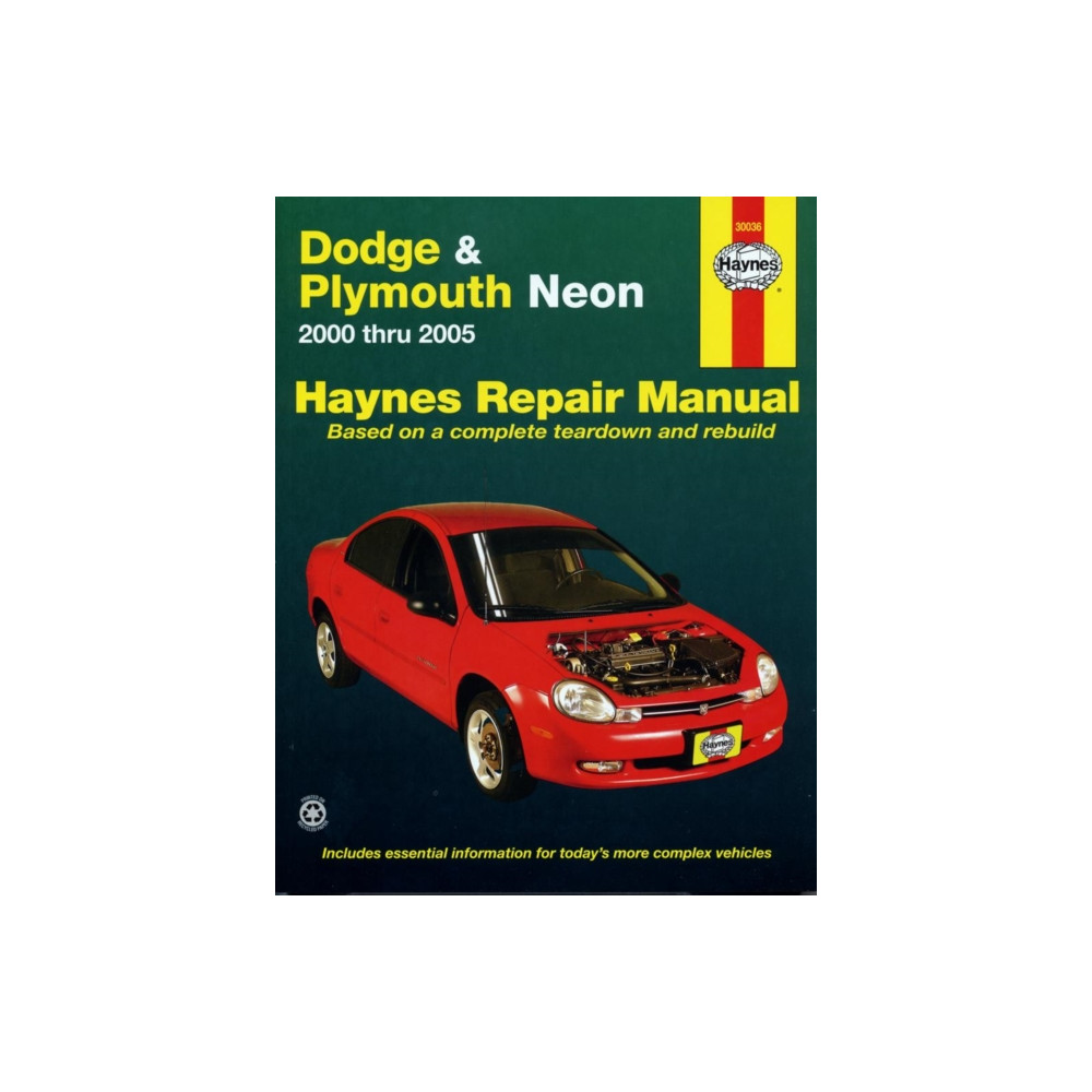 Produktbild för Dodge & Plymouth Neon (2000-2005) Haynes Repair Manual (USA) (häftad, eng)