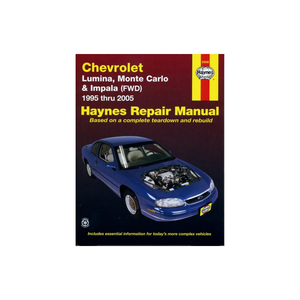 Produktbild för Chevrolet Lumina, Monte Carlo & Impala (FWD) (95 - 05) (häftad, eng)