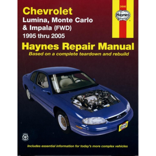 Haynes Manuals Inc Chevrolet Lumina, Monte Carlo & Impala (FWD) (95 - 05) (häftad, eng)