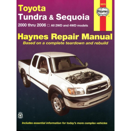 Haynes Manuals Inc Toyota Tundra & Sequoia 00-07 (häftad, eng)