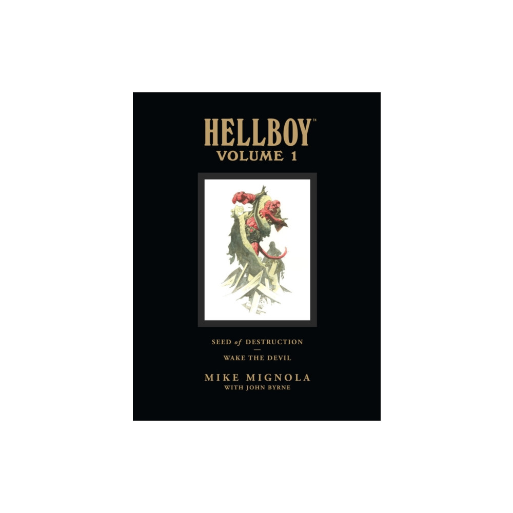 Produktbild för Hellboy Library Volume 1: Seed of Destruction and Wake the Devil (inbunden, eng)