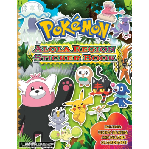 Pikachu Press Pokemon Alola Region Sticker Book (häftad, eng)