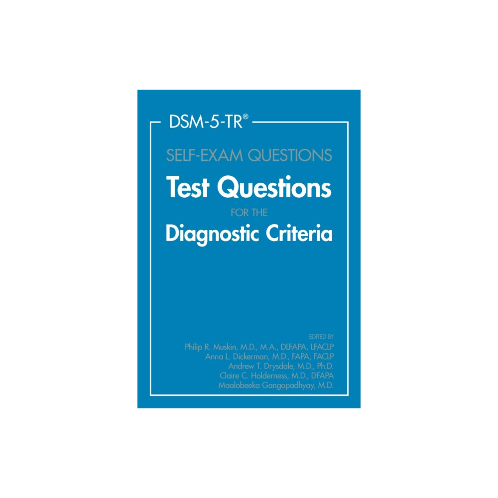Produktbild för DSM-5-TR® Self-Exam Questions (häftad, eng)