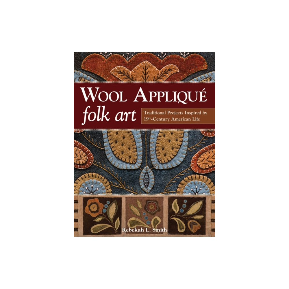 Produktbild för Wool Applique Folk Art (häftad, eng)